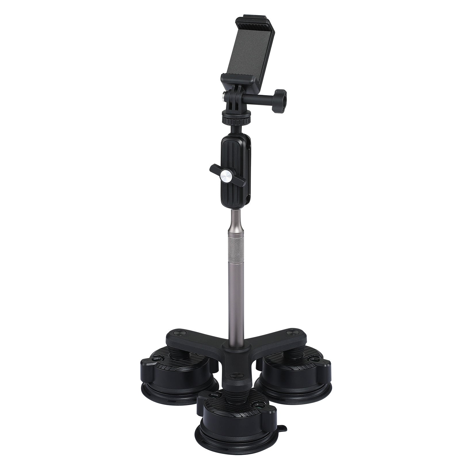 K01-3LP Extension Rod Sucker Mount Camera Bracket Car Shooting Support Stand with Phone Clip K01-3LP Extension Rod Sucker Mount Camera Bracket Car Shooting Support Stand with Phone Clip